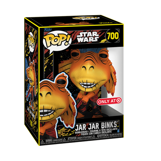 ¡Estallido! Jar Jar Binks con bolas de explosión (retro)