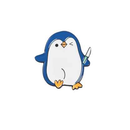 pins pingouin avec couteau 1