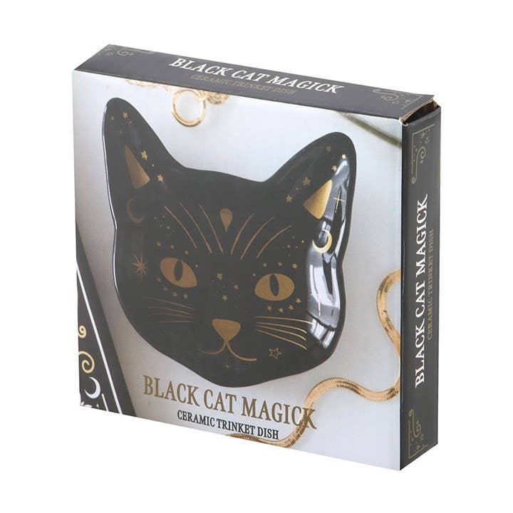 黒猫の小皿