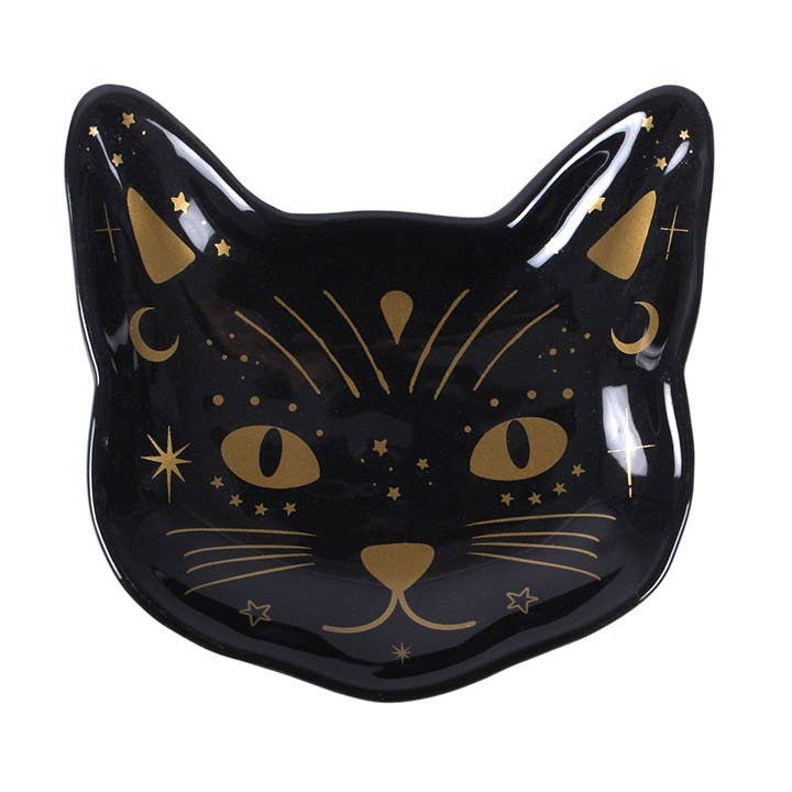 黒猫の小皿