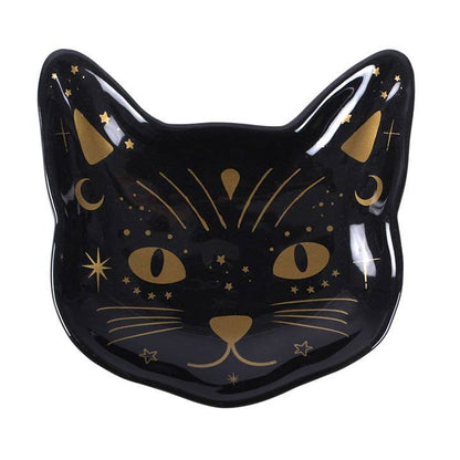 黒猫の小皿