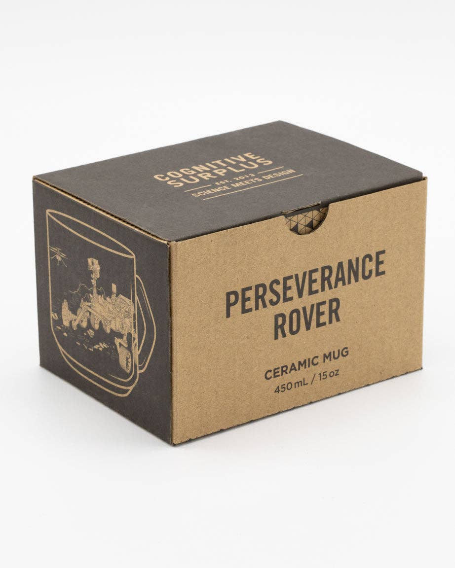Mug Rover Perseverance – produit scientifique Cognitive Surplus EU, vue 3