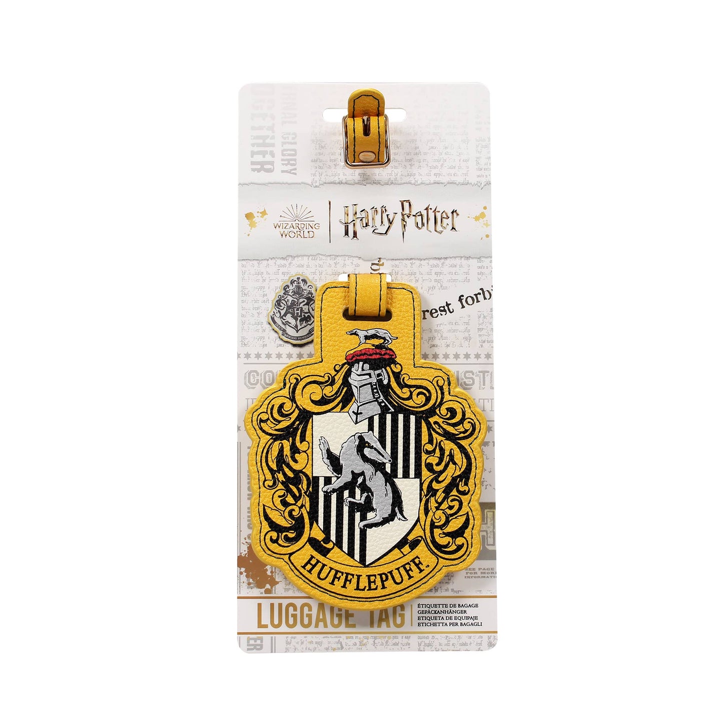 Etiqueta de equipaje de Harry Potter - Hufflepuff