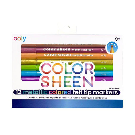 Set of 12 Metallic Markers