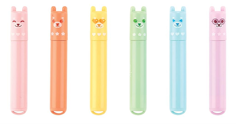 Set di 6 mini evidenziatori profumati