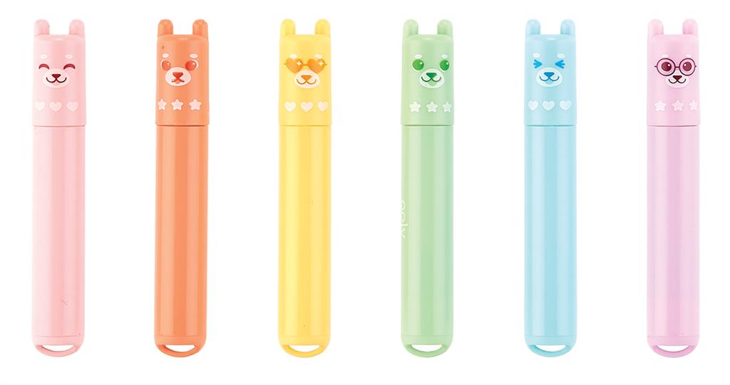 Set of 6 Mini Scented Highlighters