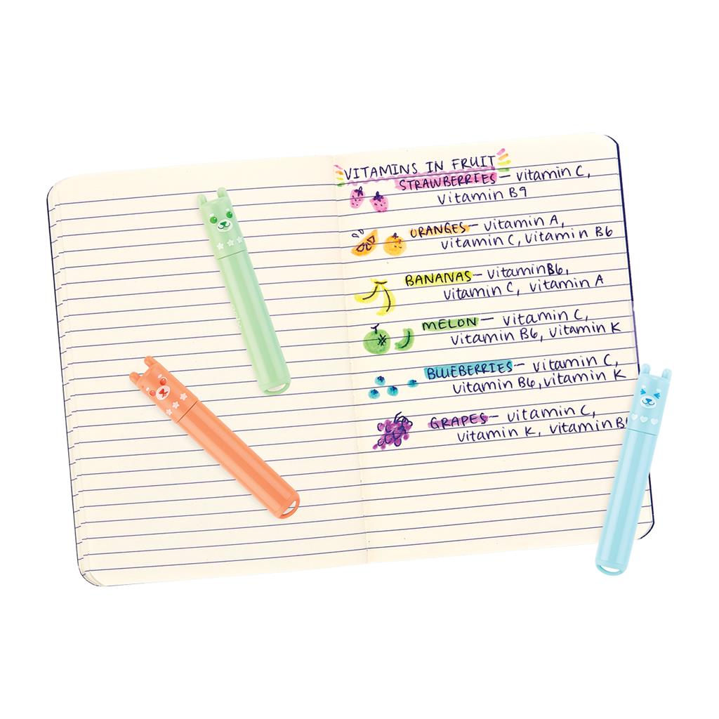 Set of 6 Mini Scented Highlighters