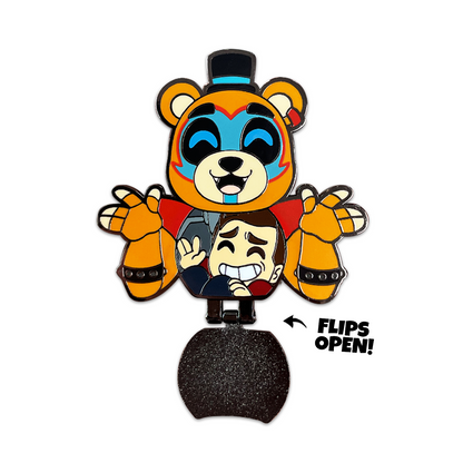 MatPat X FNAF Covered Pin