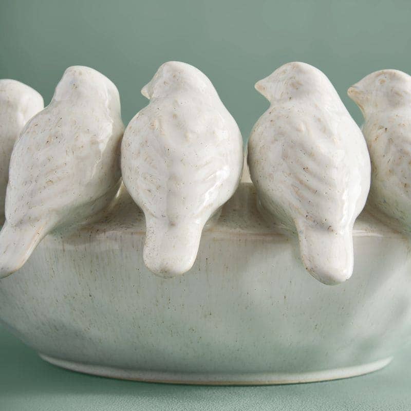 Coupe M. Petit oiseau, Blanc