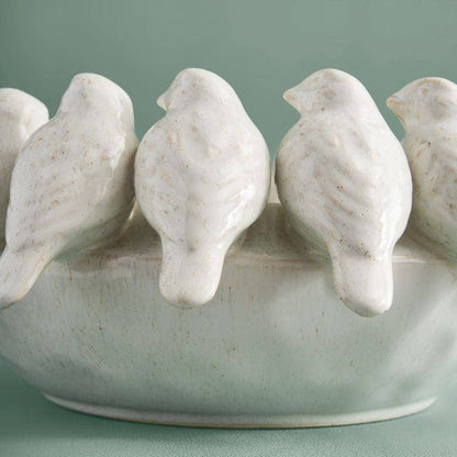 Coupe M. Petit oiseau, Blanc