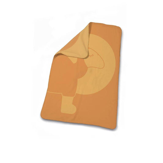 Manta de peluche de camello