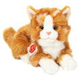 Peluche Gato Atigrado Pelirrojo Tumbado