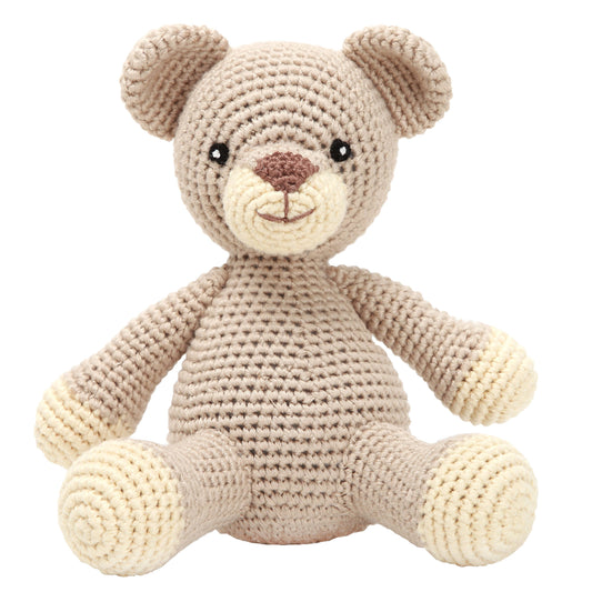 Peluche de ganchillo - Cachorro de león beige