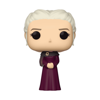 ¡Estallido! Rhaenyra Targaryen con vestido morado