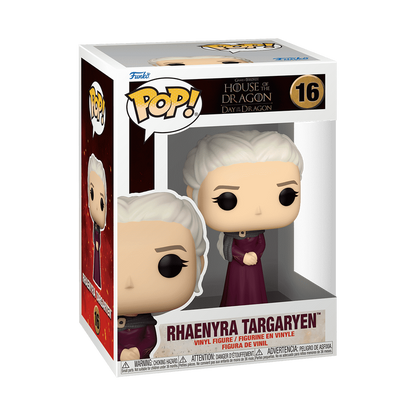 ¡Estallido! Rhaenyra Targaryen con vestido morado