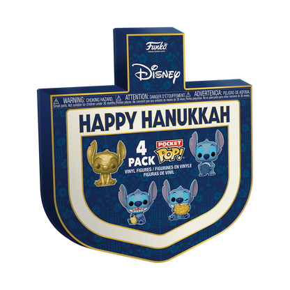 ¡Pop de bolsillo! Paquete de 4 puntadas de Happy Hanukkah