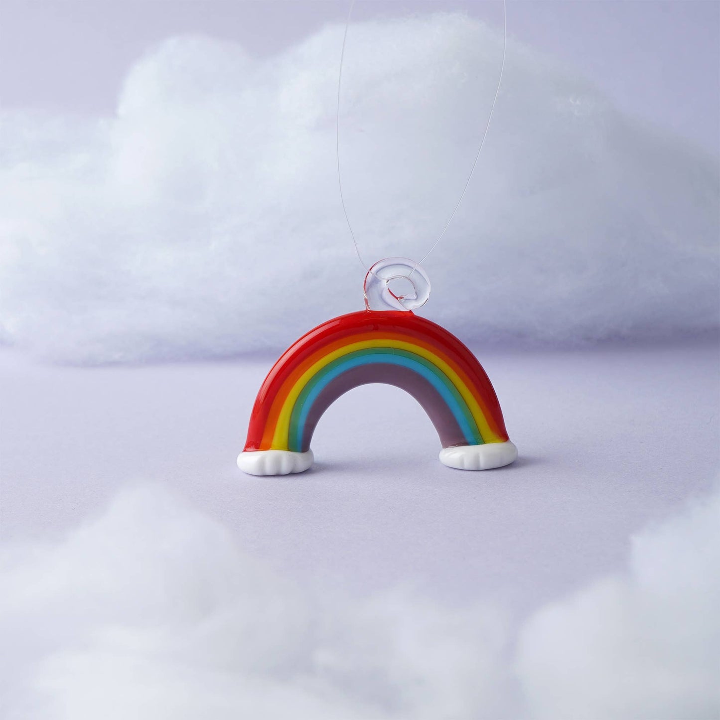 Decoração de vidro arco-íris para pendurar