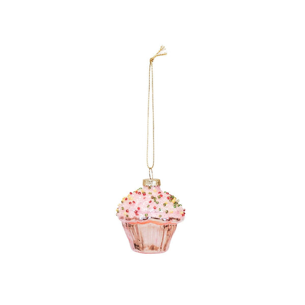 Weihnachtskugel-Cupcake