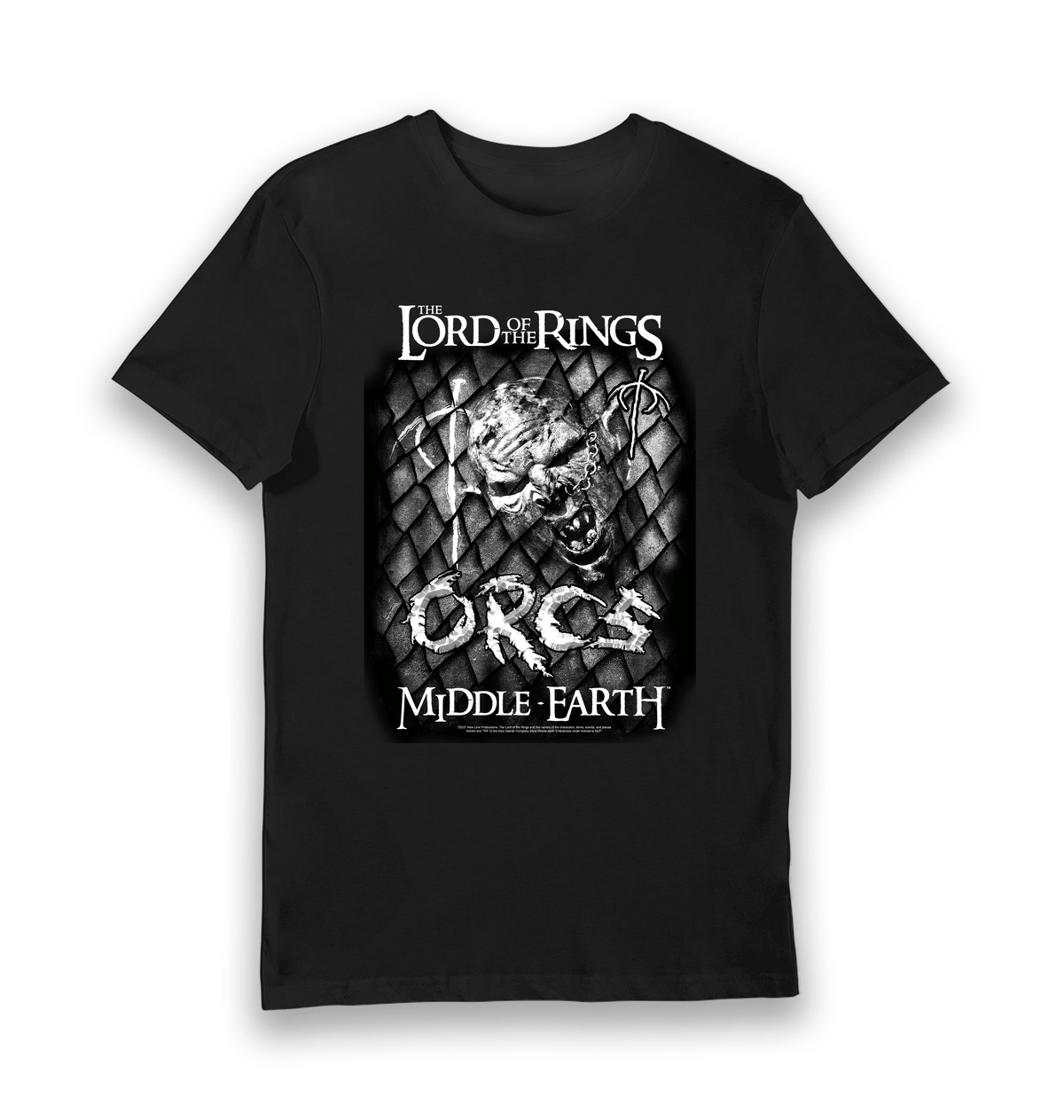 T-shirt adulte Le Seigneur des Anneaux Orcs