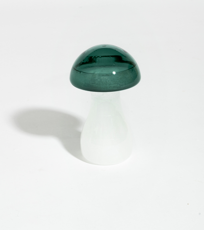 Mushroom storm glass - vert émeraude