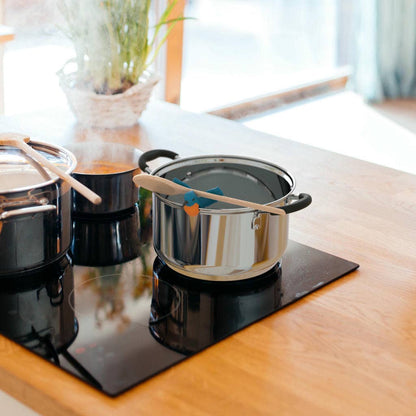 IJsvogel pannenbeschermer en lepelhouder