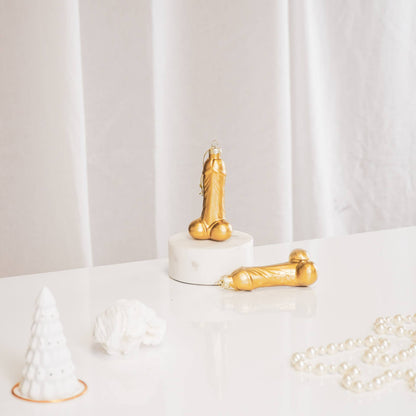 Bola navideña dorada Zizi