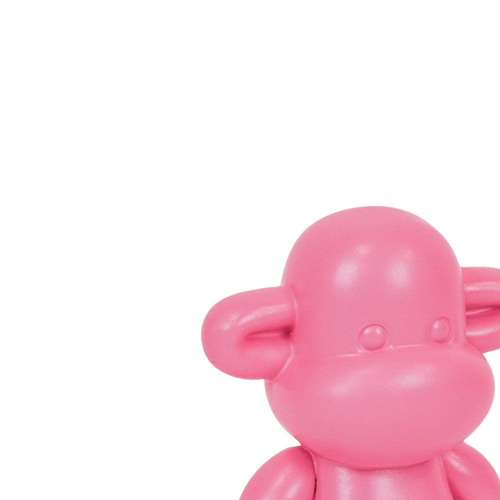 Ornement - Figurine Singe 'La Légende' - Résine - Rose - 33x21x50cm