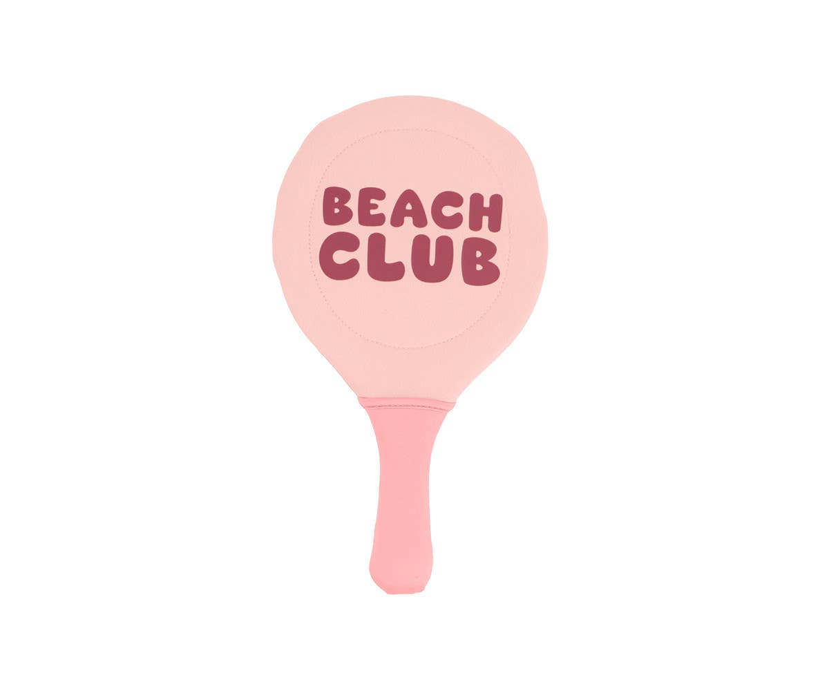 Stripes Bloom & Blush Neoprene Beach Paddles with Ball