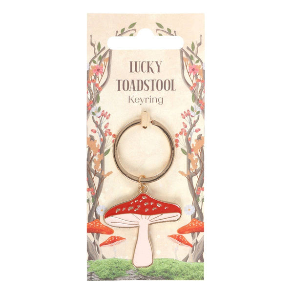 Portachiavi a forma di fungo "Lucky Toadstool"