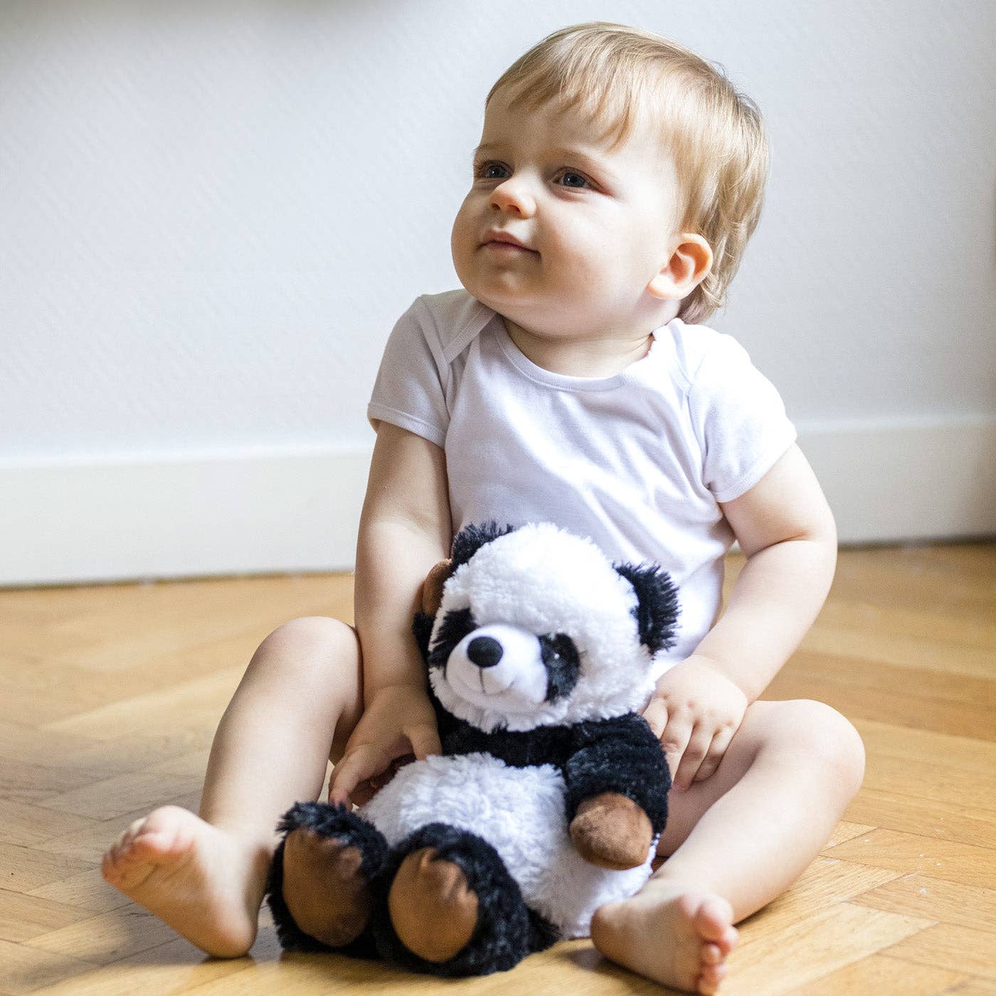 Bolsa de água quente de peluche Panda Warmies