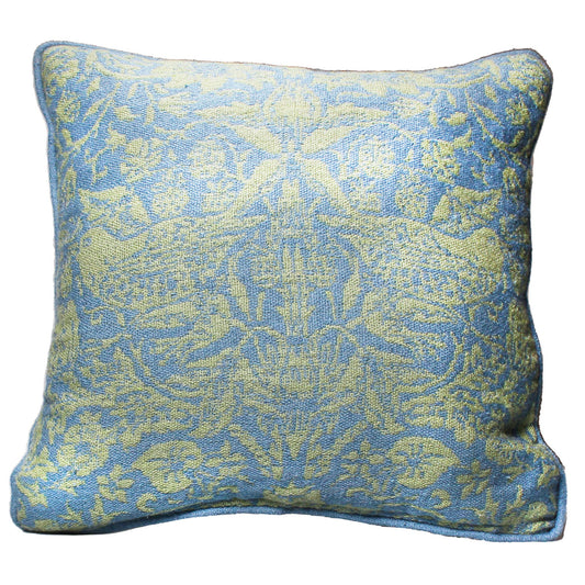 Almofada verde sálvia William Morris