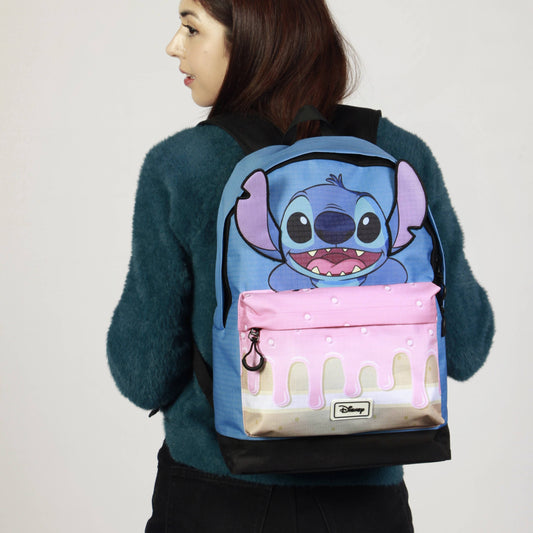 sac a dos lilo stitch stitch gateau karactermania