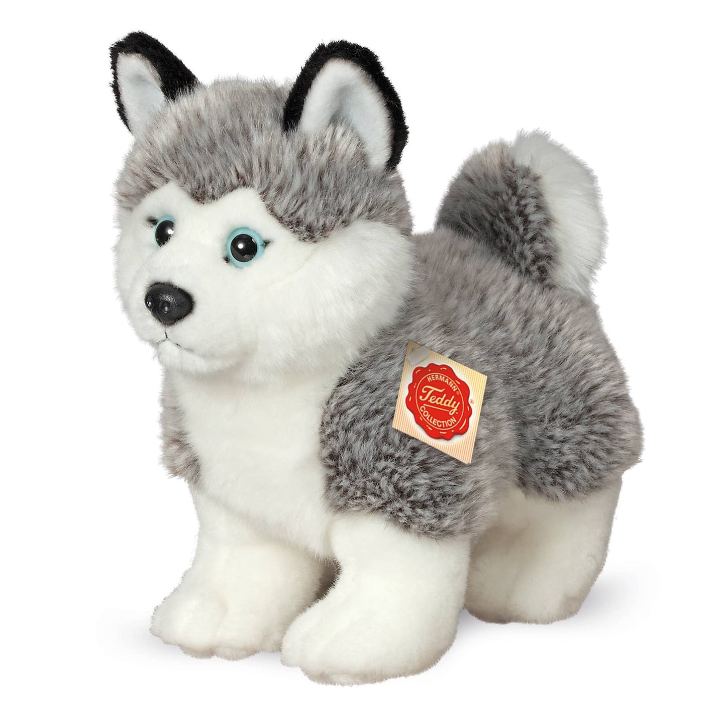 Peluche de husky de pie
