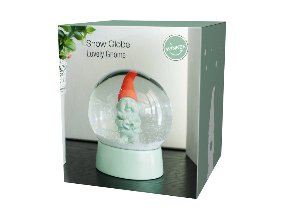 Boule à Neige Nain de Jardin Cœur