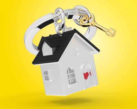 Llavero de la casa de la felicidad