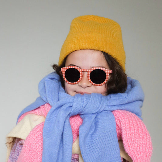 Children's Sunglasses - CAT 3 - Pink Gingham