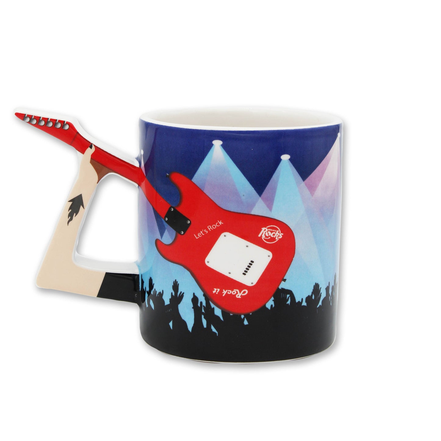 Mug Rock avec guitare électrique