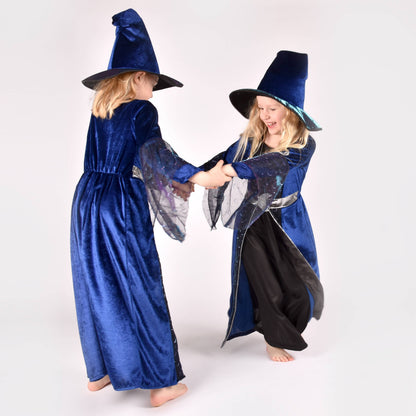 Robe de sorcière et chapeau 116 cl 5-6 ans