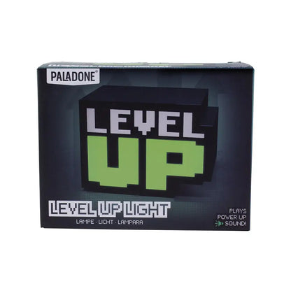 Lámpara Level Up con sonido, juego de estilo retro