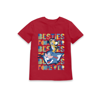 T-shirt enfant Tom et Jerry Besties Forever