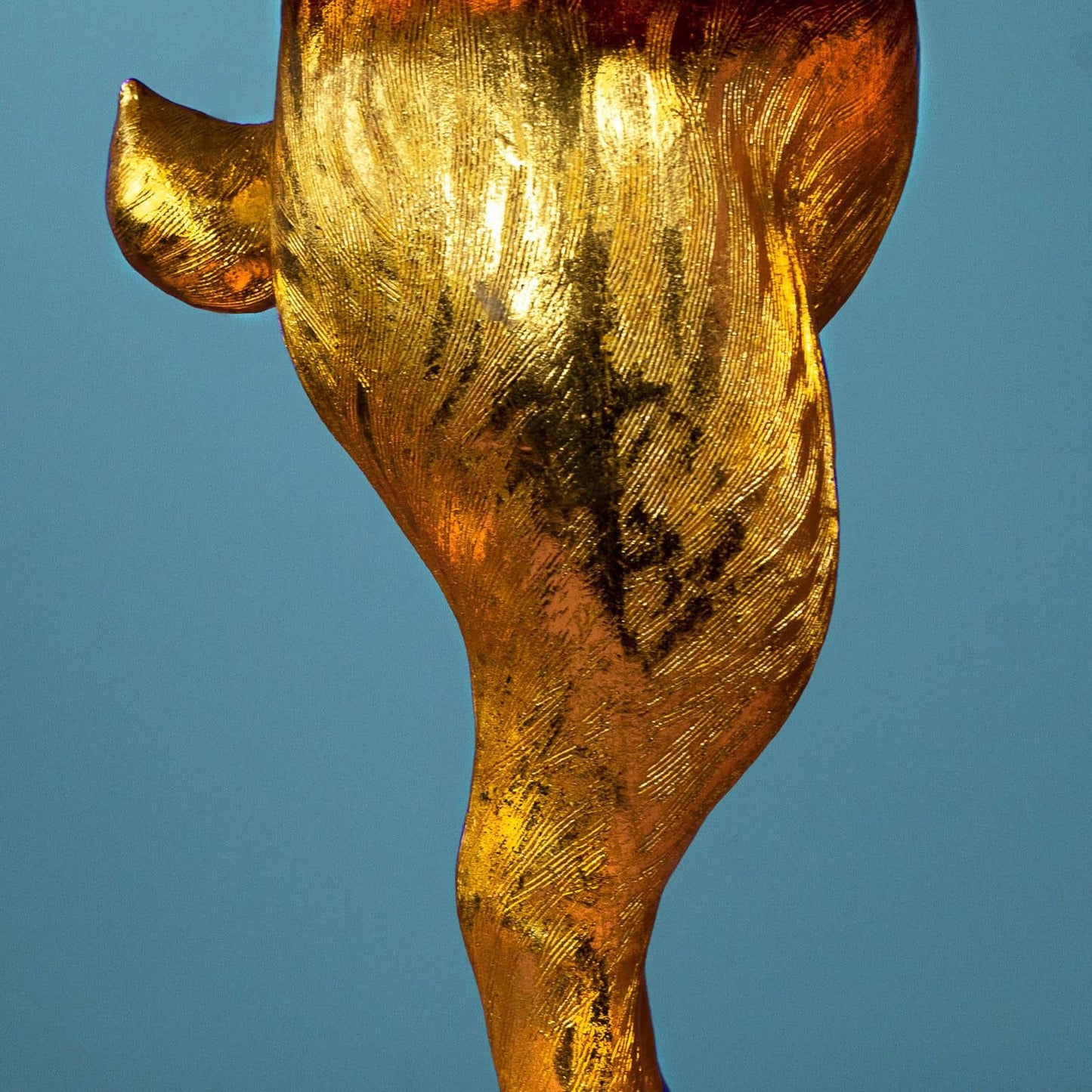 Lampe de table Hiding Bunny®, Or/Noir, 24 x 24 x 74 cm