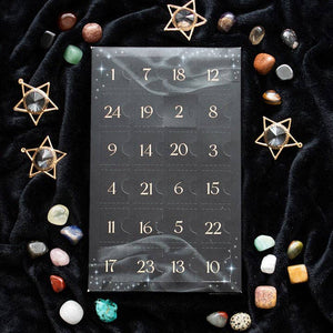 Calendario de Adviento de Navidad de Cristal de 24 días