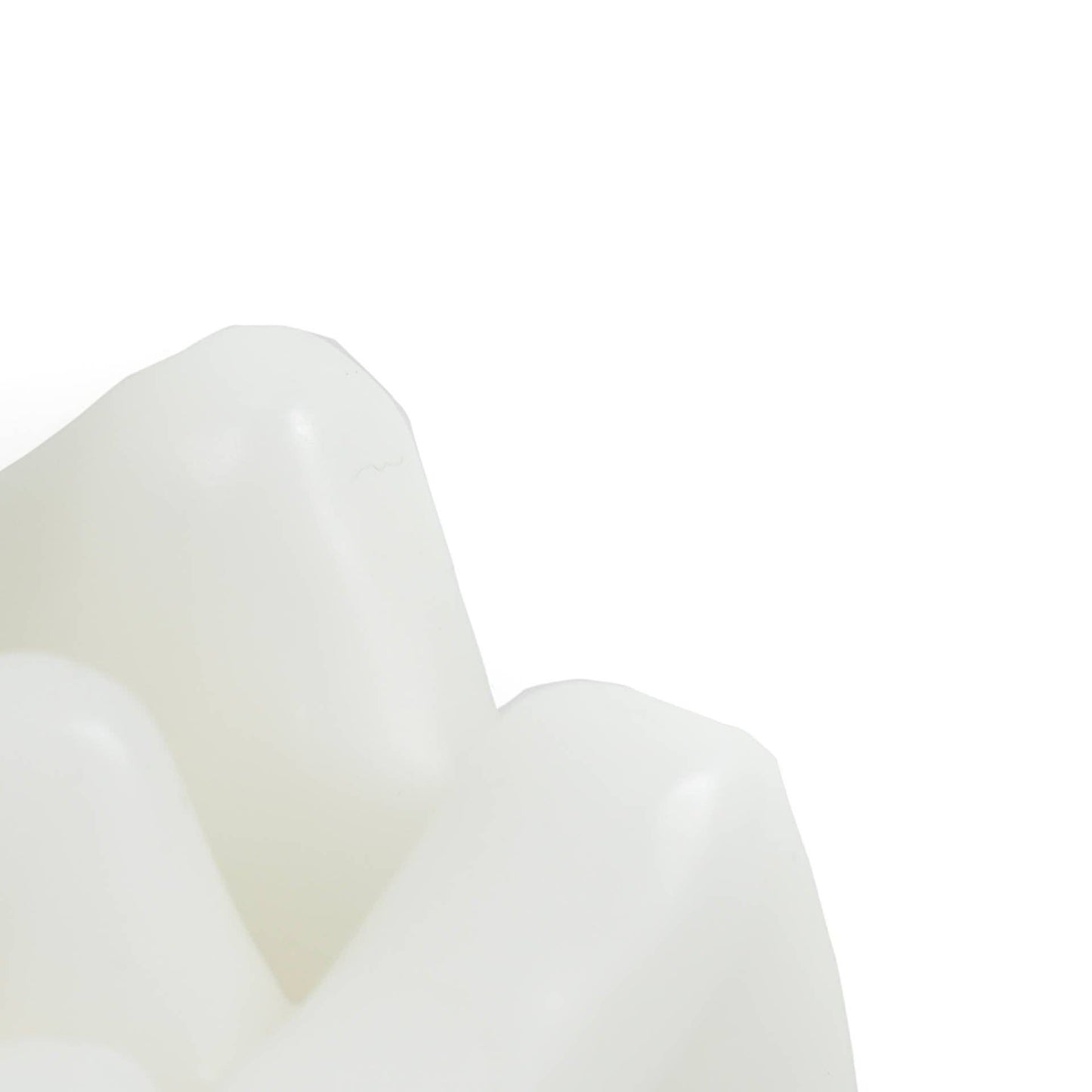 Vela - Dedo Medio - Cera - Blanca - 310 gramos - 10 x 9 x 17 cm