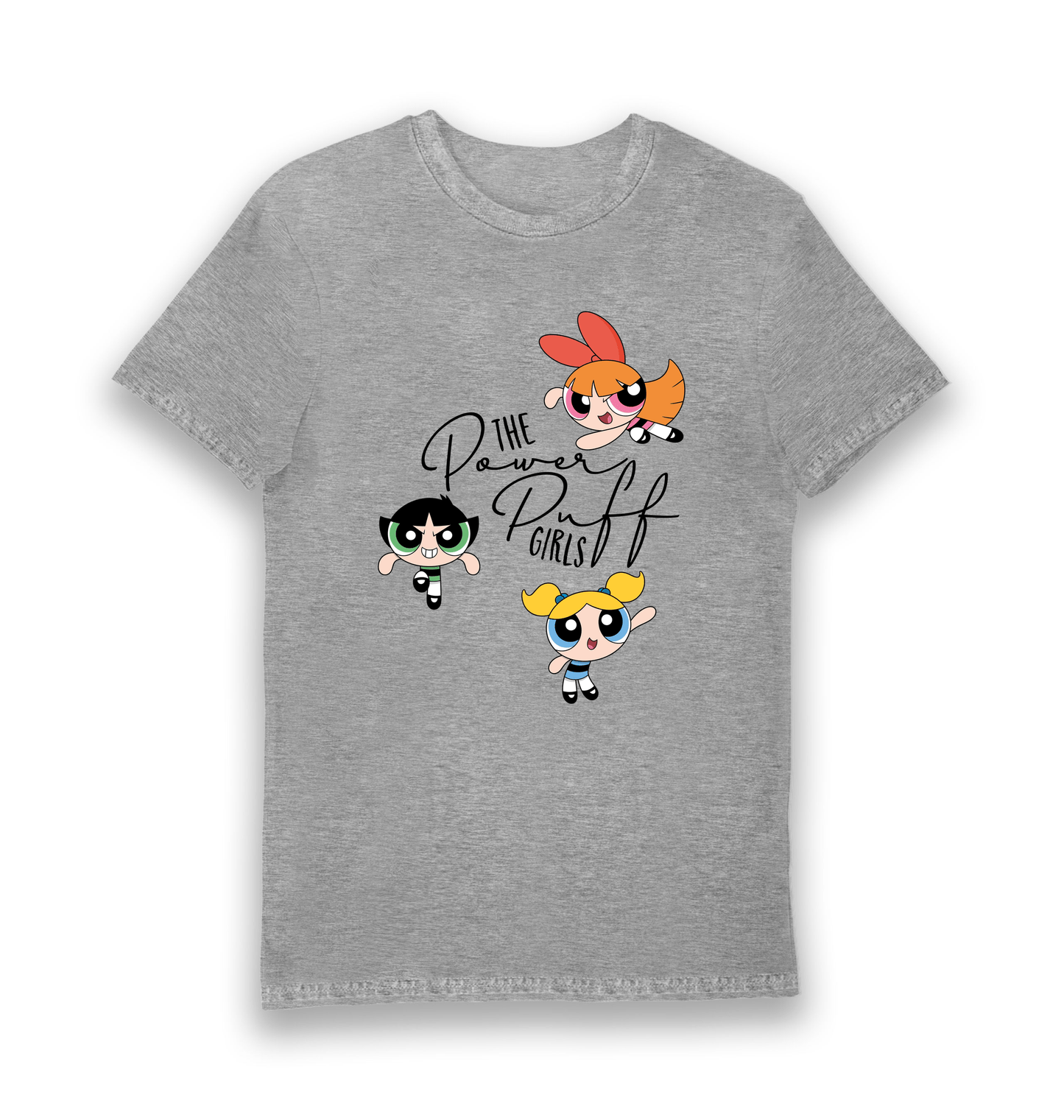 T-shirt adulte Powerpuff Girls multi-personnages