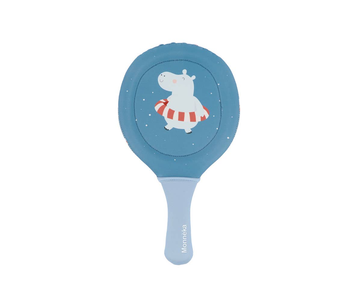 Hippos Neoprene Beach Bats with Ball