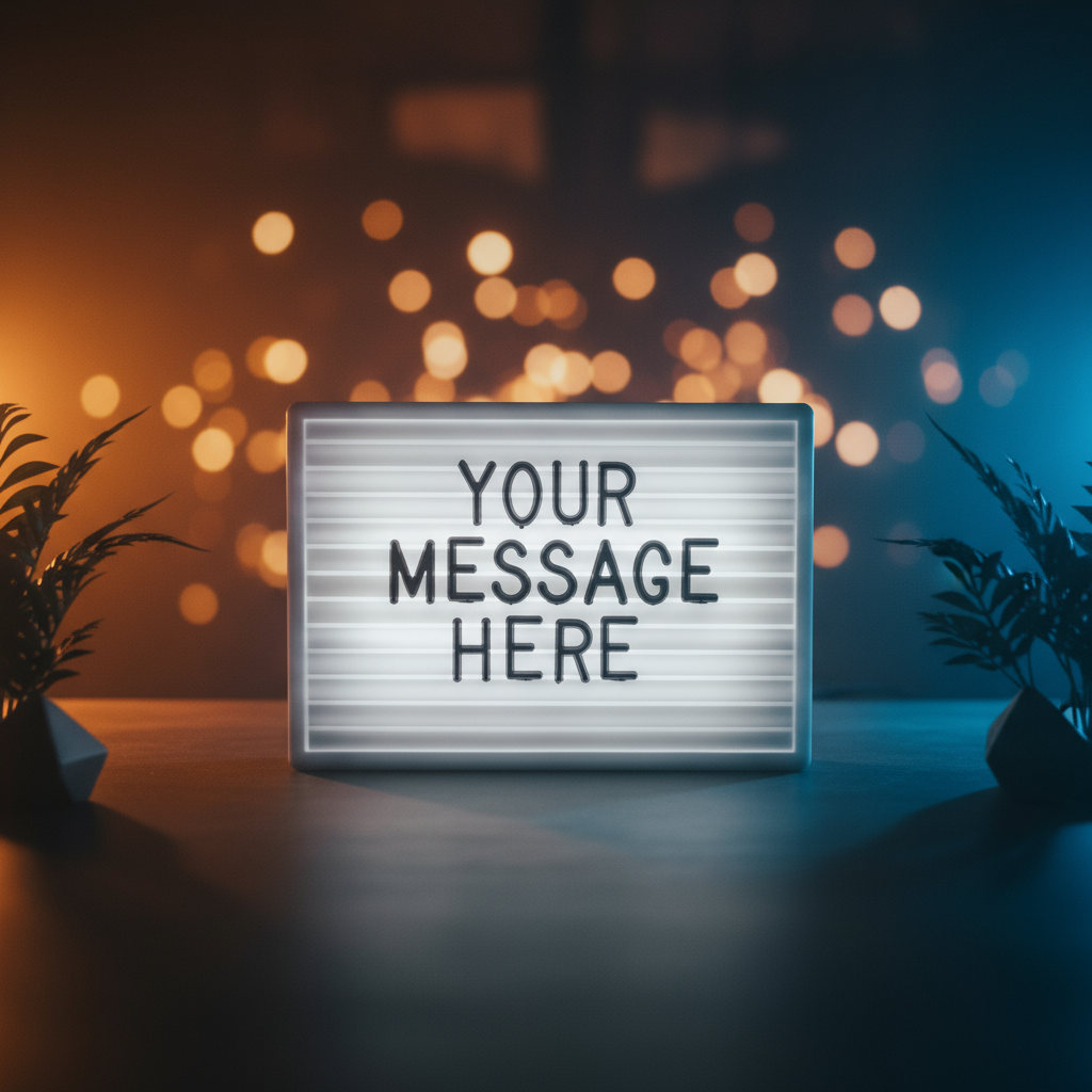 A6 LED Letter Board
