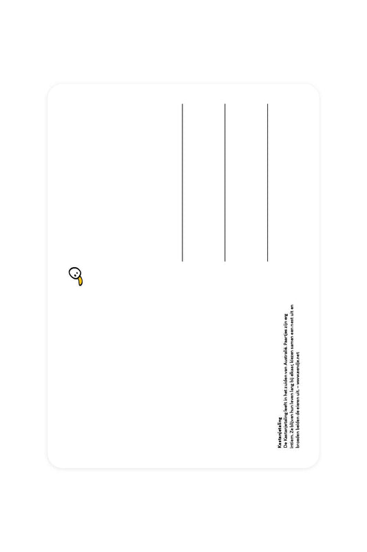 Postal con color castaño claro