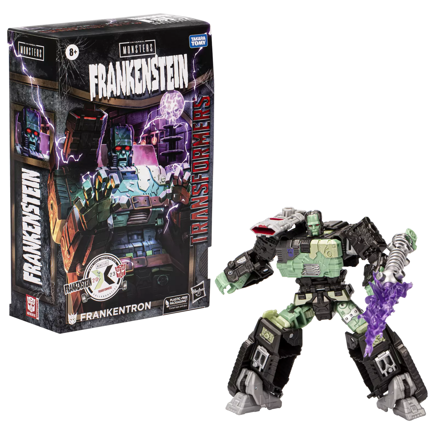 Transformers Collaborative Monstruos universales Frankenstein x Transformers Frankentron