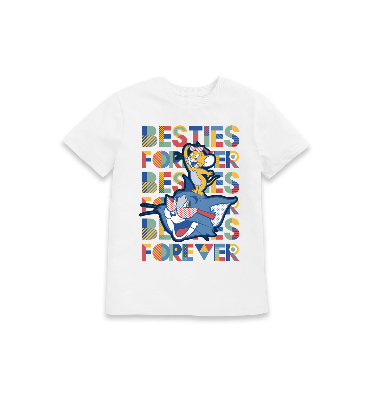 T-shirt enfant Tom et Jerry Besties Forever