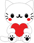 Peluche Gatito Sentimental